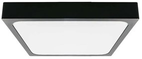 LED Fürdőszobai mennyezeti lámpa LED/24W/230V 6500K IP44 29,5x29,5 cm fekete