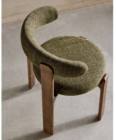 Khaki-barna kőrisfa étkezőszék Granite – Kave Home