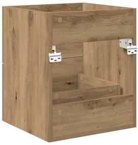 vidaXL Mosdókagyló szekrény Artisan tölgy 38,5 x 41 x 48 cm Faanyag