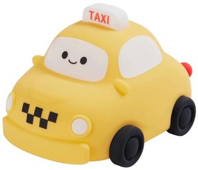 LED Dimmelhető gyermek érintős lámpa TAXI LED/1W/5V USB 1200 mAh sárga
