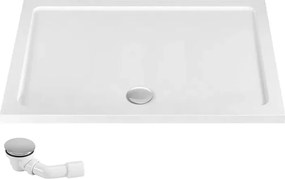 Rea - SOLAR GOLD ELEGANT zuhanykabin 80 x 100 cm, átlátszó üveg / arany profil, REA-K4901