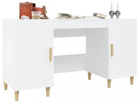 vidaXL fehér szerelt fa íróasztal 140 x 50 x 75 cm