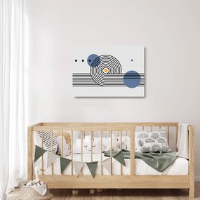 Üveg kép - Minimalista absztrakció N⁰1 (70x50 cm)