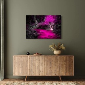 Kép - Rózsaszín erdő (90x60 cm)