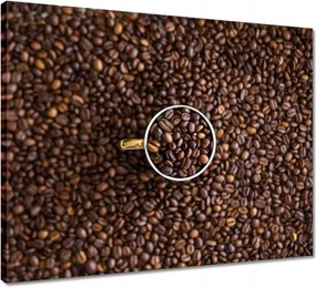 Vászonkép 50x40 Kávébabok