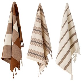 Pamut konyharuha szett 3 db-os 70x45 cm Papaya - Bloomingville