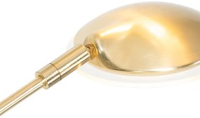 Design állólámpa sárgarézzel, LED-del 5 lámpás - Sixties Trento