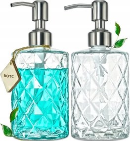 2 db-os üveg szappanadagoló szett 420 ml Fürdőszobai Botc