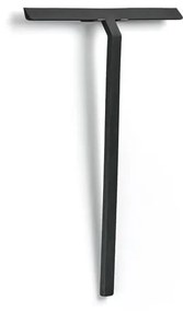 Rim fekete fürdőszobai vízlehúzó tartóval, szélesség 30 cm - Zone