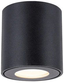 Brilagi - LED RGBW dimmelhető fürdőszobai világítótest MIA 1xGU10/30W/230V 84x80 mm fekete IP54