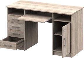 PC asztal, tölgy sonoma, B9 NEW