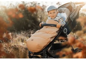 PETITE&amp;MARS - Baba bundazsák 4 az 1-ben COMFY Elegant Caramel/Beige barna