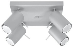 Sollux SL.0452 - Mennyezeti spotlámpa RING 4xGU10/10W/230V