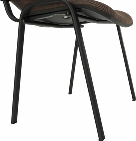 Irodai szék, barna, ISO NEW