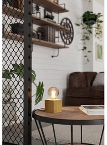 Eglo 43733 - Asztali lámpa PRESTWICK 1xE27/40W/230V bézs