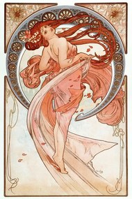 Reprodukció La danse Lithographs series, Alfons Mucha