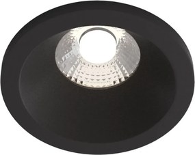 MAYTONI DL034-L12W4K-D-B ZOOM Fürdőszobai Beépíthető Lámpa Fekete LED IP65
