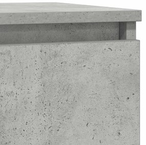 betonszürke szerelt fa tálalószekrény 29,5x34x76 cm
