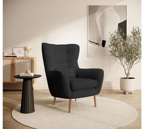 Fotel Veneza 2  (fekete + bükk). 1099278
