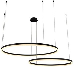 LED Dimmelhető csillár zsinóron LED/128W/230V 3000-6500K + távirányítás