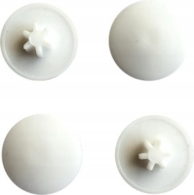 Alacsony álcázó kupak TORX30 csavarokhoz TX30 bit aljzat fehér