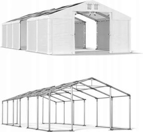 Kiállítási sátor 4x23m Kerti pavilon Das 580 W