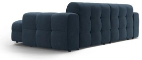 Sötétkék sarokkanapé (jobb oldali-heverő résszel) Kendal – Micadoni