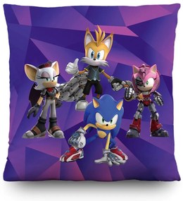 Sonic gyermek párna, 40 x 40 cm
