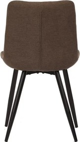 Étkezőszék, barna, szövet, CT-382 BR2