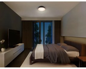 Osram - Mennyezeti lámpa ORBIS MADRID 2xE27/10W/230V átm. 29 cm fekete