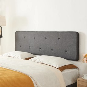 Fejtámla Tokke 140x52 cm szürke [en.casa]