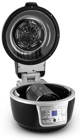 Klarstein VitAir Turbo, forrólevegős fritőz, 1400 W, 9 l, szürke-fekete