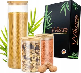 Wikoro tároló tégely szett 1 x 2000 ml és 2 x 1000 ml