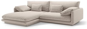Bézs sarokkanapé (bal oldali) Torino – Micadoni Home