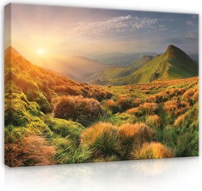 Vászonkép Tájkép Hegyek Természet Falra 120x80