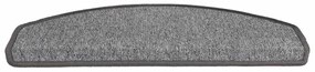 30 db sötétszürke, félkör alakú, nagy lépcsőszőnyegek 65 x 24 x 4 cm