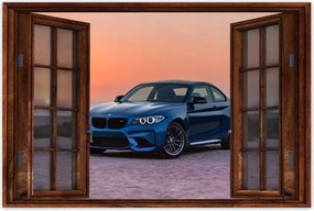 Poszterek 90x60 Tájkép Bmw Naplemente