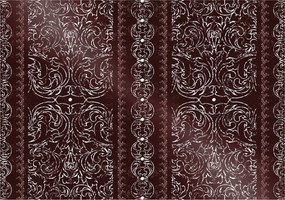 Fotótapéta Növények sötétbarna alapon 368x254 vinil +ragasztó