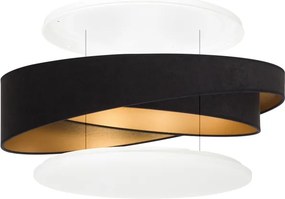 BRILAGI - Dimmelhető LED lámpa VELVET TWIST LED/36W/230V CCT Ø 65 cm WT fekete/arany + távirányító