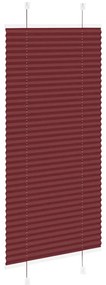 pliszírozott redőny Bordeaux piros 65x100 cm szövetszélesség