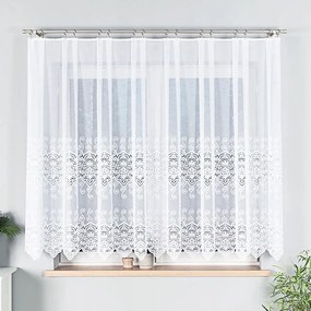 Zsakkard Függöny Nappali Szobába Konyhába 150cm fehér