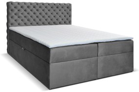 Franciaágy Boxspring 180 cm Orimis (szürke) (matracokkal). Akció -16%. 1033236