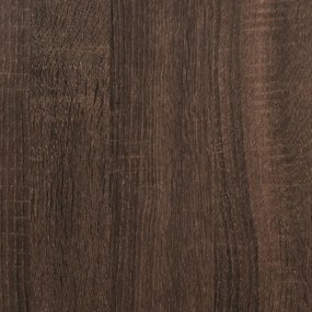 vidaXL barna tölgyszínű szerelt fa íróasztal 140 x 50 x 75 cm