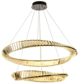 LED állítható fényerőjű csillár kábellel LED/90W/230V 3000-6500K króm DO-val