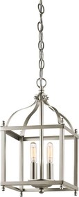 Kichler LARKIN KL-LARKIN-P-S-NI Függőlámpa 2x60W/E14