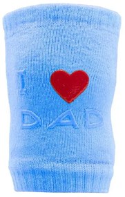 Gyermek térdvédő New Baby ABS-el I Love Mum and Dad kék