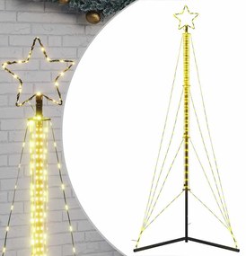 meleg fehér LED karácsonyfa 483 LED 240 cm