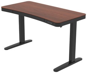 HOORN íróasztal elektromos magasságállítással, vezérlőpanellel 120x60 cm fekete-dió