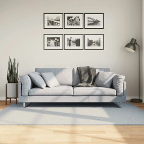HUARTE kék rövid szálú puha és mosható szőnyeg 140 x 200 cm