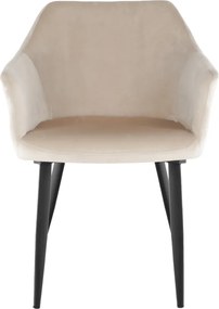 Szék, szövet bézs/fekete lábak, ODOVEL